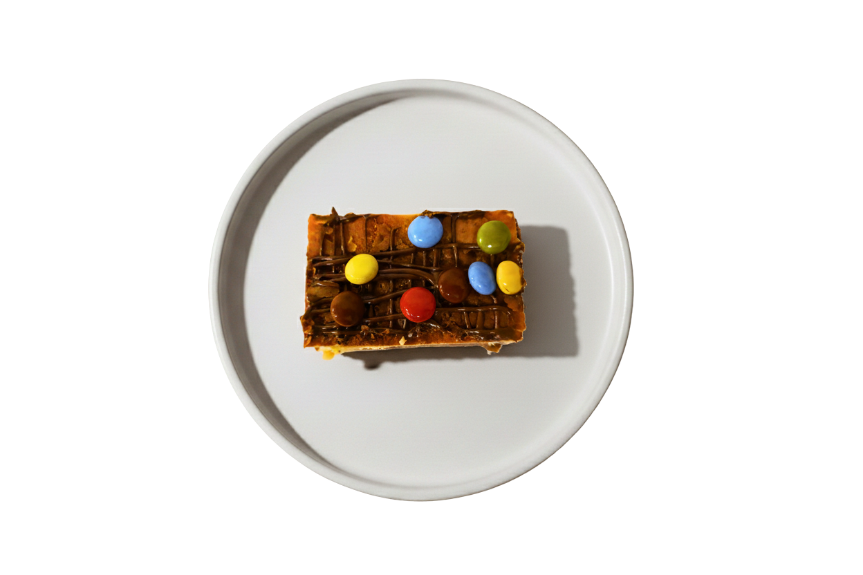 Blondie de Chocolate Blanco y Nutella