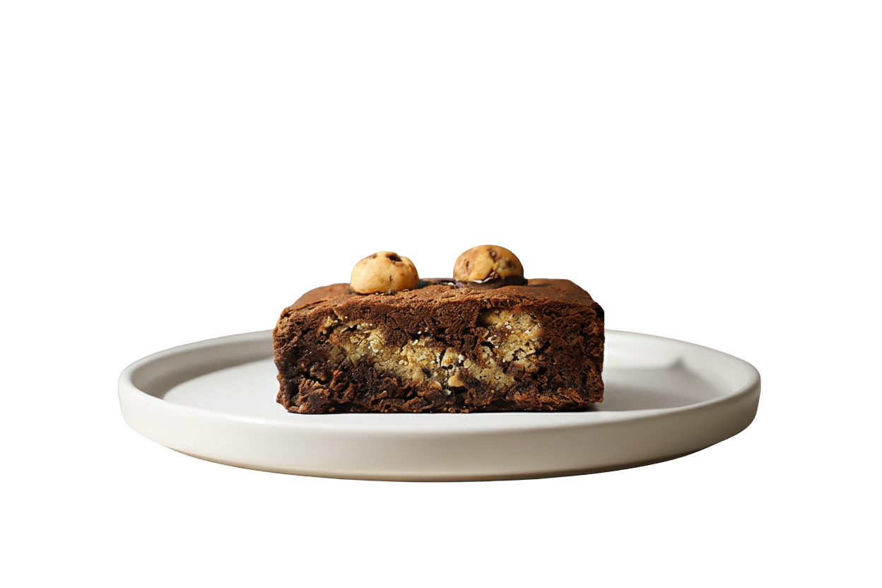 Brownie de Galleta Cookies