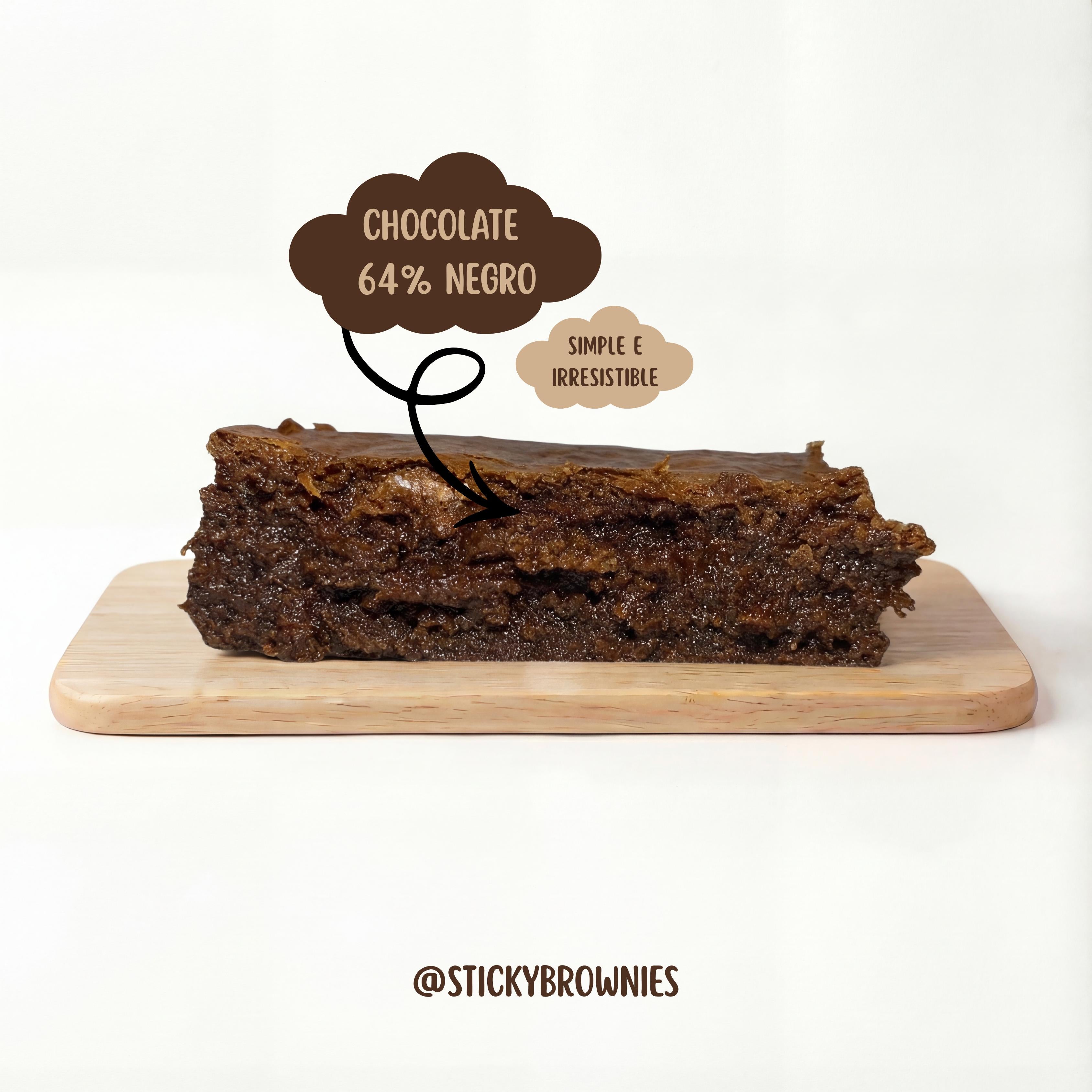 Pack de 4 Brownies Mix: 2 Tradicionales y 2 de Cookies - Pastelería Butterfly
