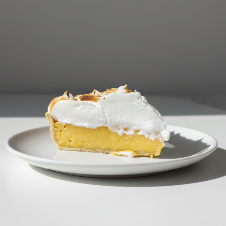 Tarta de limón y merengue suizo