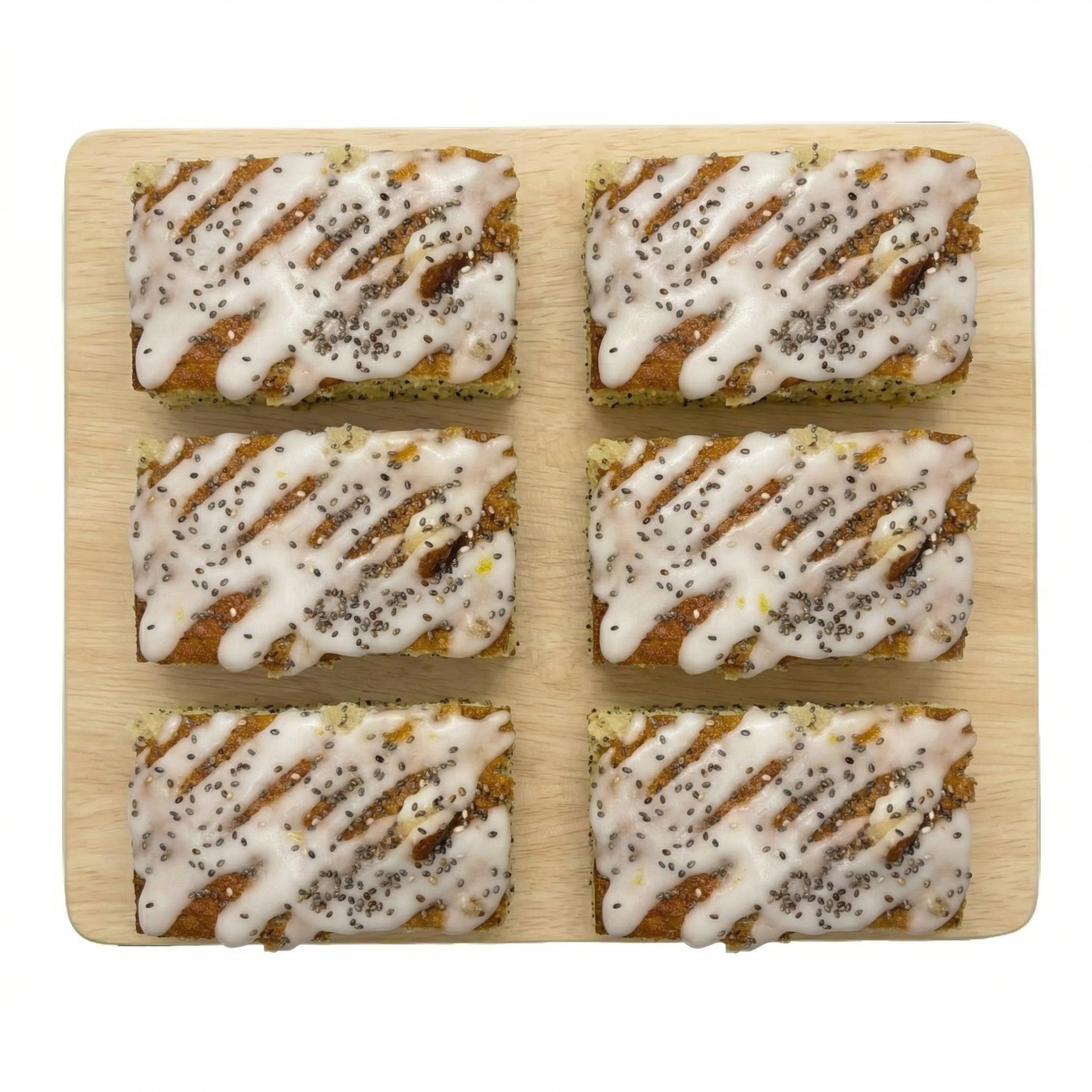 Pack de 6 bizcochos de limón con semillas de amapola. - Pastelería Butterfly