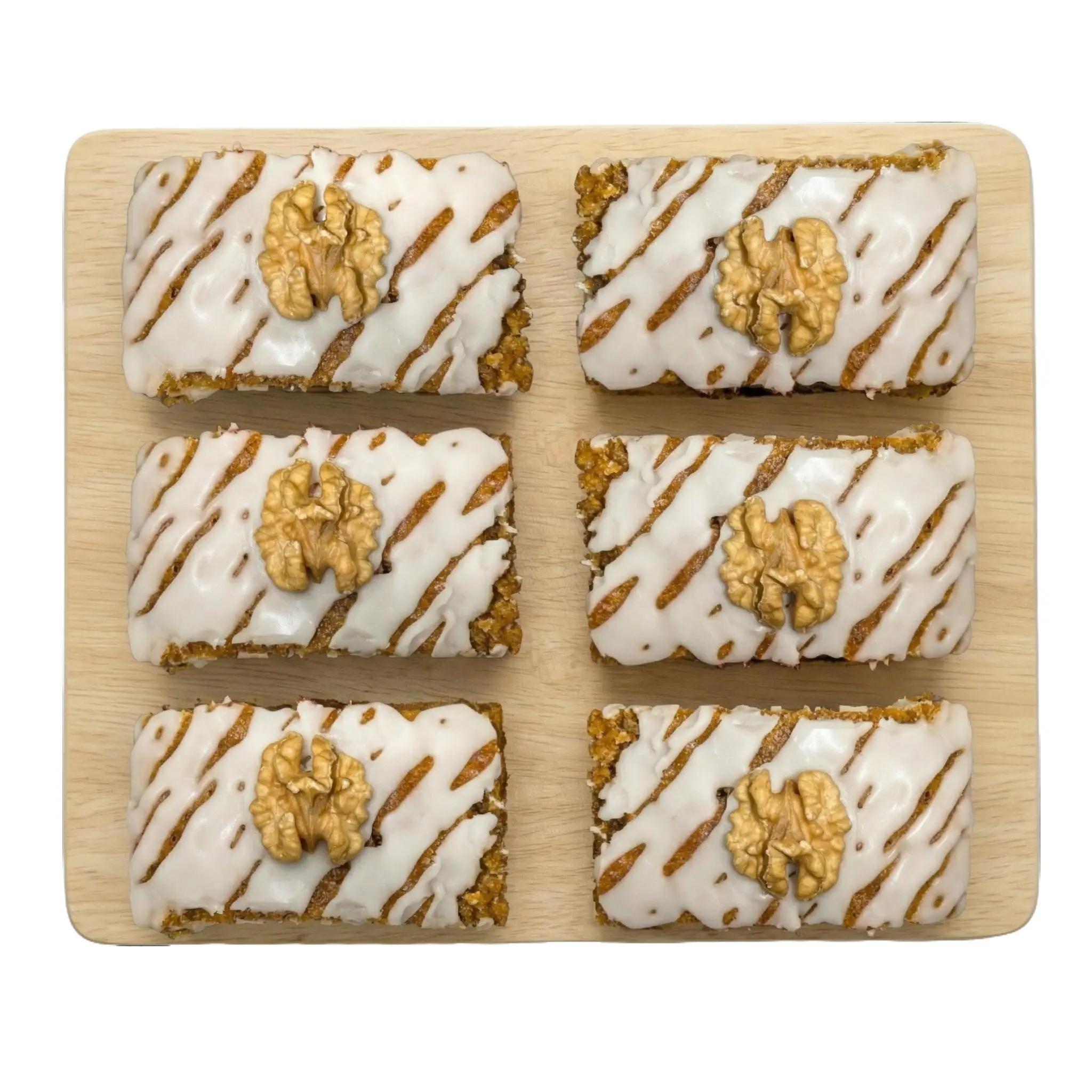 Pack de 6 bizcochos de zanahoria con glaseado - Pastelería Butterfly