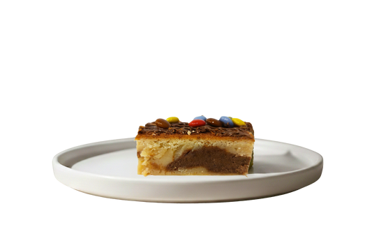 Blondie de Chocolate Blanco y Nutella