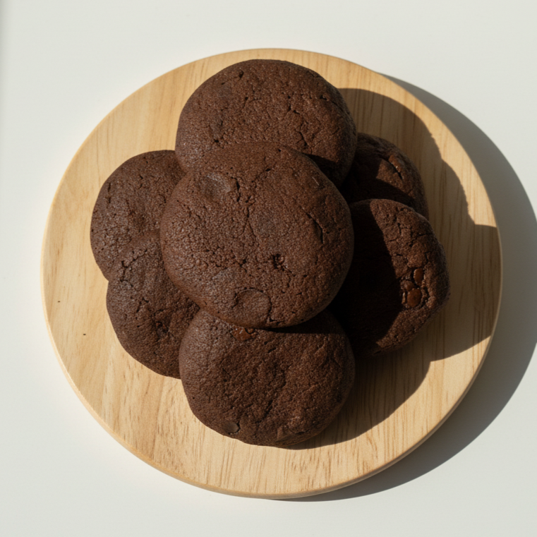 Galletas de doble chocolate