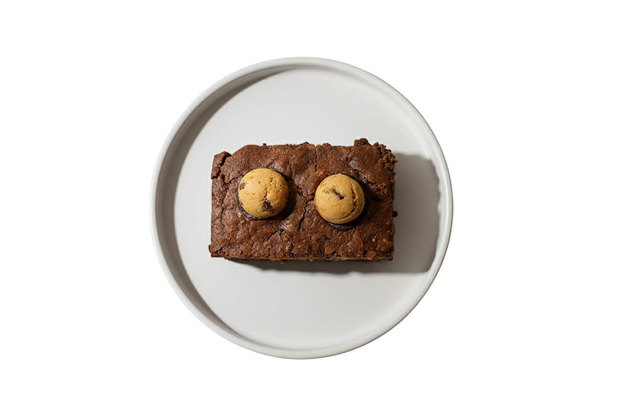 Brownie de Galleta Cookies