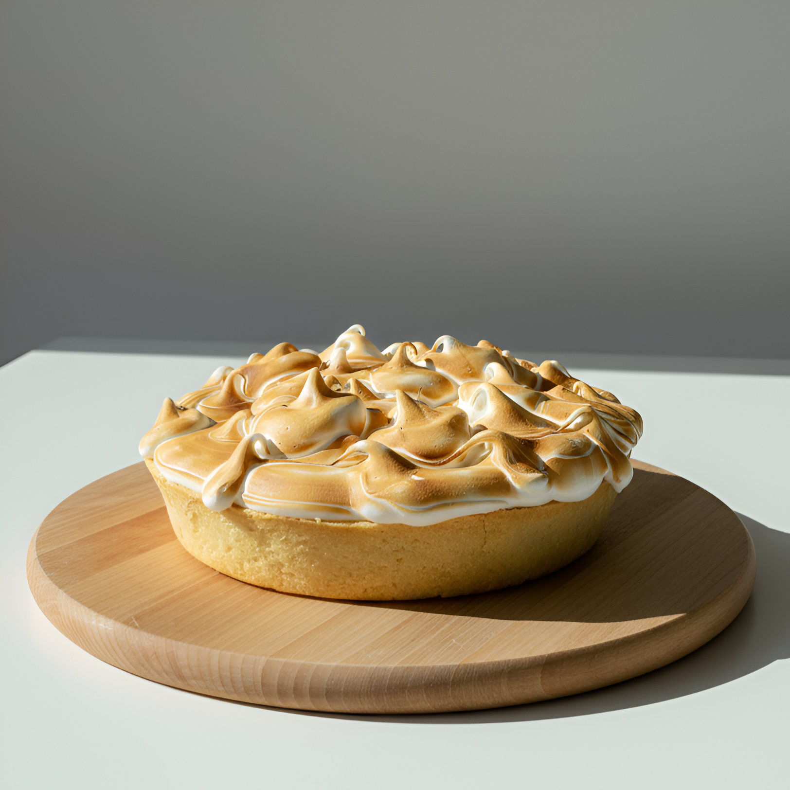 Tarta de limón y merengue suizo